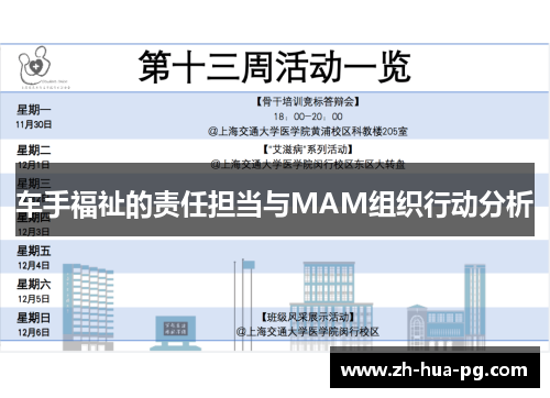 车手福祉的责任担当与MAM组织行动分析 车手福祉的责任担当与MAM组织行动分析